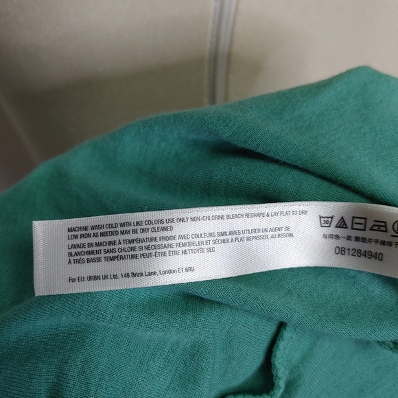 Free People Sun Seeker Green Tiered Maxi Dress Size M - Picture 9 of 12